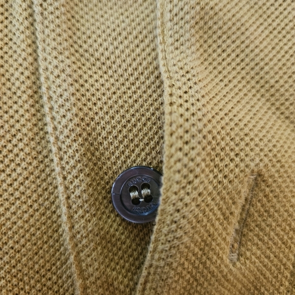 Gucci Kids Yellow Cotton Panther Embroidery Polo Kids XXL - Picture 6 of 15